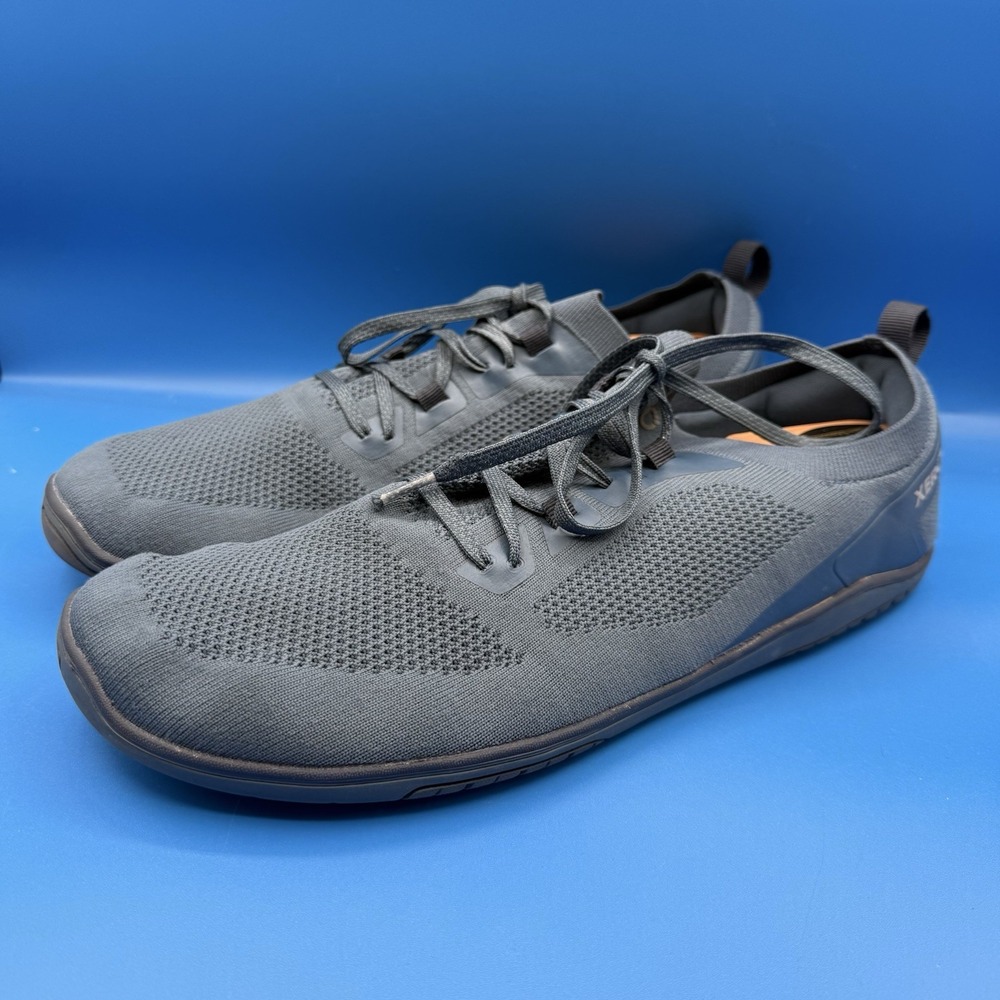 Xero Shoes Mens Nexus Knit Size 14 Blue Barefoot Minimalist Running Gym Sneakers